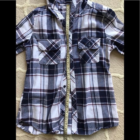 Ardene Button Down Plaid Shirt - Picture 3 of 7